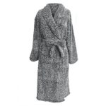 Teddy Bear Marl Grey Bathrobe Grey