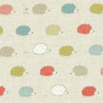 Hedgehog Print PVC Beige