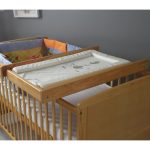 Cot Top Natural Changer Brown