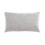 Chenille Grey Rectangular Cushion Dove (Grey)