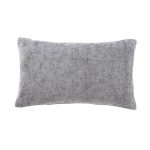 Chenille Rectangular Charcoal Cushion Charcoal