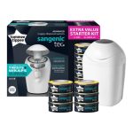 Tommee Tippee Nappy Wrapper Starter Pack White