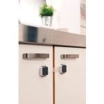 Lindam Xtra Guard Multi-Purpose Latch Black and White
