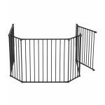 Babydan Black Hearth Gate Configure XL Black