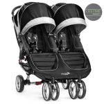 Baby Jogger Mini City Double Pushchair Black