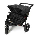 Out n About Nipper Double Raven Black Pushchair Black