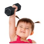 Fred Buff Baby Dumbbell Rattle Black