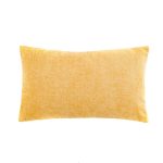 Chenille Rectangular Ochre Cushion Ochre