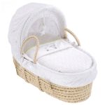 Counting Sheep Moses Basket White