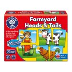 Orchard Toys Farmyard Heads and Tails MultiColoured