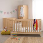 Trio Oak Nursery Furniture Roomset Natural