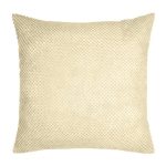 Large Chenille Spot Cream Cushion Cream