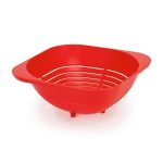 Joseph Joseph Duo Red Easy Pour Colander Red