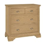 Eaton Oak 4 Drawer Chest Brown