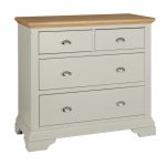 Eaton Soft Grey 4 Drawer Chest Grey