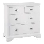 Eaton White 4 Drawer Chest White