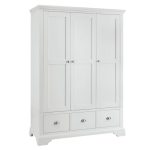 Eaton White Triple Wardrobe White