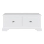 Eaton White Blanket Box White