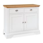 Eaton Two Tone Narrow Sideboard White