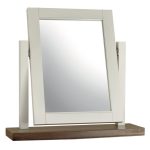 Eaton Walnut Vanity Mirror Grey