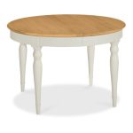 Eaton Soft Grey Extending Dining Table Grey