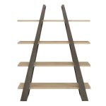 Cadell Aged Oak Open Display Unit Brown