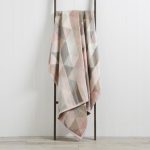 Thermosoft Pink Geo 150cm x 200cm Blanket Pink