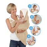 Bamboo Baby White Apron Towel White