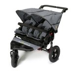 Out n About Nipper V4 Double Steel Grey Pushchair Grey
