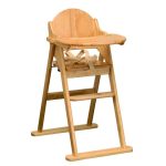 East Coast Wooden Folding Highchair Natural