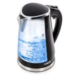 Tower 1.7L LED Colour Change Kettle Black