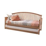 Madrid Oak Wooden Day Bed with Trundle Natural