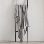 Chunky Knit Breckon Grey Throw Grey