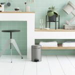 Brabantia NewIcon 3 Litre Platinum Pedal Bin Platinum
