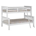 Neptune White Triple Sleeper Bunk Bed White