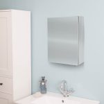 Avon Mirrored Cabinet Stainless Steel