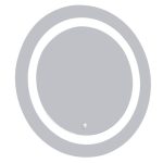 Birchwood Illuminated Round Mirror Clear