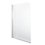 Radius Glass Bath Screen Clear