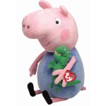 Ty Large George Pig 38cm Large Plush Pink/Blue
