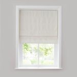 White Glimmer Roman Blind White