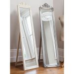 Lambeth Silver 179x46cm Cheval Mirror Silver