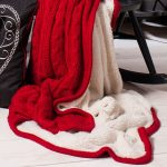 Glencoe Red Throw Red