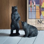 Orion Black Standing Bear Ornament Black