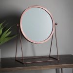 Webber Copper Dressing Table Mirror Brown