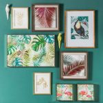 Toucan Framed Print Green/White