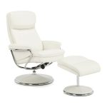 Halden Swivel Recliner Chair White