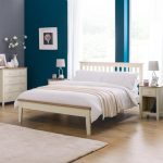 Salerno Two Tone Ivory Wooden Bed Frame Cream