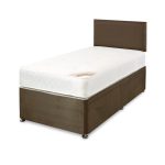 Superior Comfort Sprung Memory Divan Set Chocolate