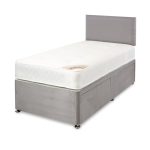 Superior Comfort Sprung Memory Divan Set Slate