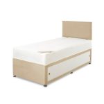 Superior Comfort Ortho Platform Top Slidestore Divan Set Cream